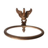 Brass swan head towel rack
