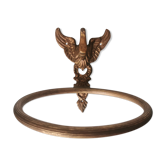 Brass swan head towel rack