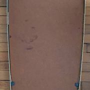 Miroir vintage ovoïde Schön - années 60
