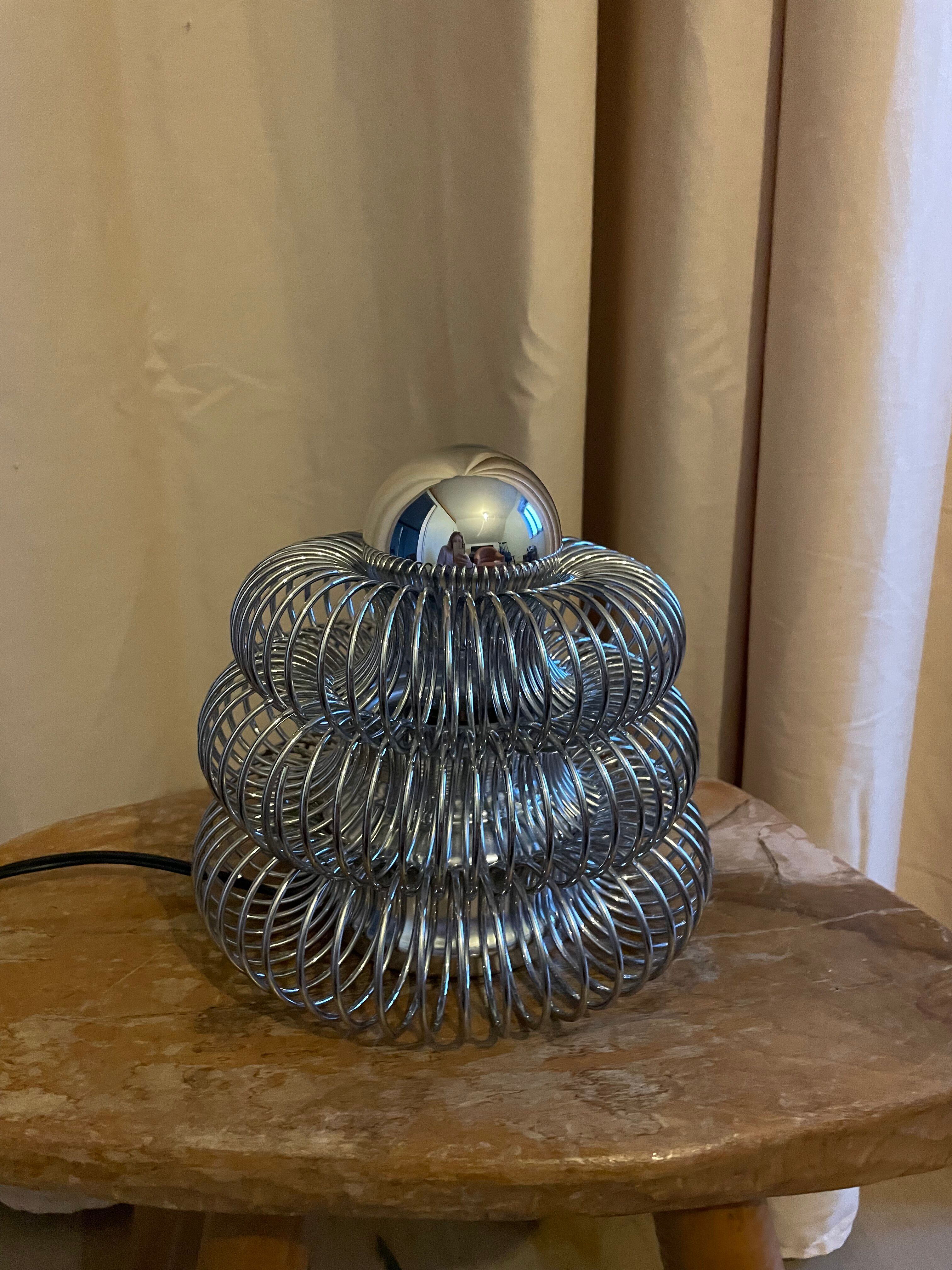 Philippe Rogier spring lamp for Oxar 1970s