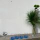4 Luminarc green and blue water or whisky glasses