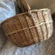 Old rattan basket - vintage