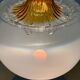 Table Lamp Mazzega, Toni Zuccheri opal glass
