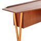 Danish boomerang desk by Peter Løvig Nielsen for Hedensted Møbelfabrik