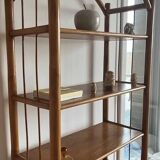 Vintage wicker rattan shelf