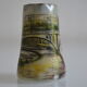 miniature vase with painted decoration from the city of Huy in Belgium
