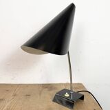 Vintage Black Table Lamp by Josef Hůrka for Napako, 1960s