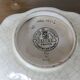 Longwy enamel dish, "Venice" pattern, 1940s-50s
