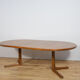 Mid-century round extendable teak dining table from McIntosh, United Kingdom, 1960s