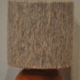 Wood and wool lamp