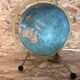 Old glass globe world map 1963
