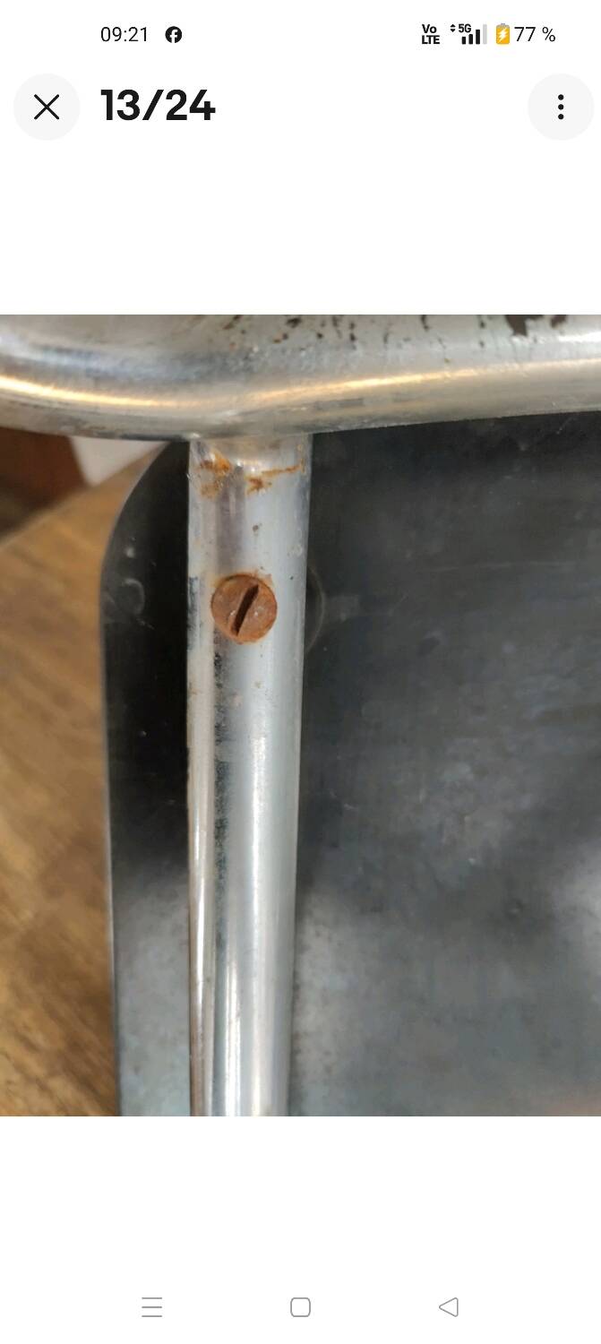 Jacques Hitier chair for Tubauto, 1950s, Bakelite style seat