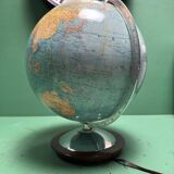 Vintage 1960s German Columbus Duo Glass Globe Lamp