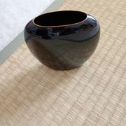 Vase japonais Yamaji à décor d'iris