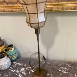 Mother-of-pearl tulip lamp