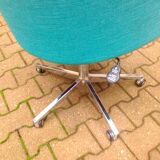 Turquoise mottled fabric armchair edited by CB2