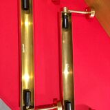 Pair of paintings sconces, 1970s