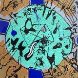 Hervé BOURDIN (1950). Boxed, 1999. Acrylic on paper.