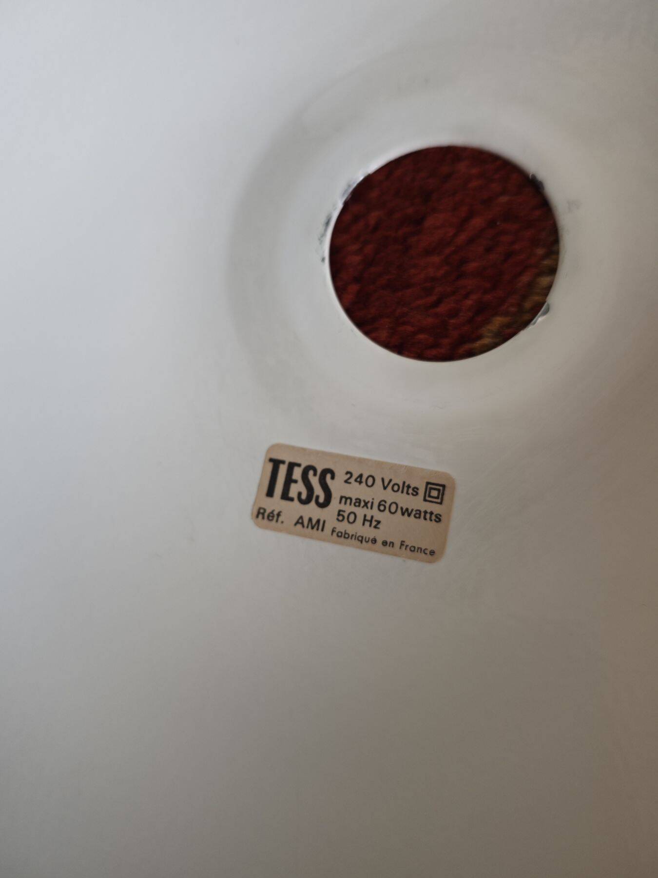 Ami model suspension from the Tess brand - Made in France - 1970s/1980s