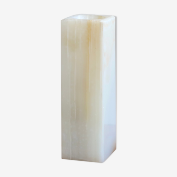 Rectangular alabaster vase, 70s