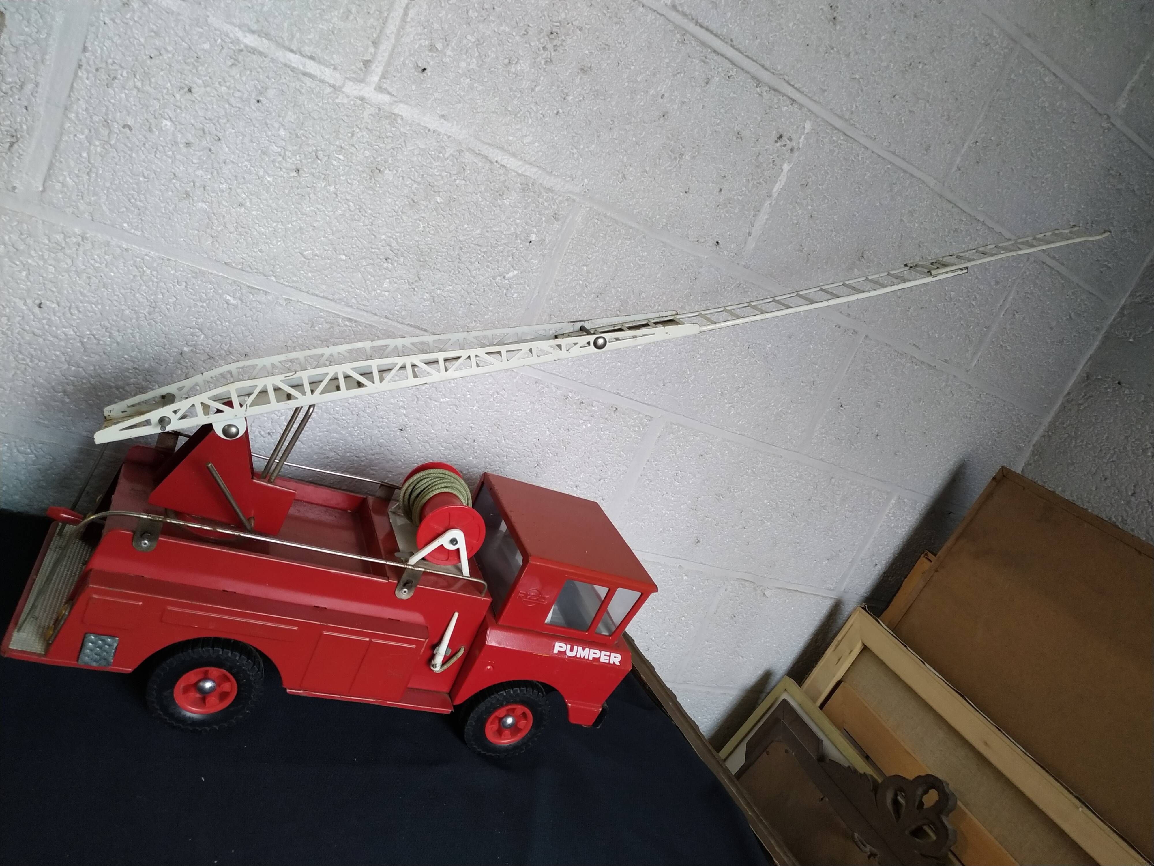Fire truck in sheet metal