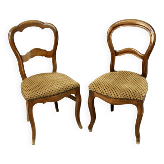 Ensemble de deux chaises anciennes XIXème