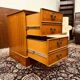 Classic English Chest of Drawers with leather inlay