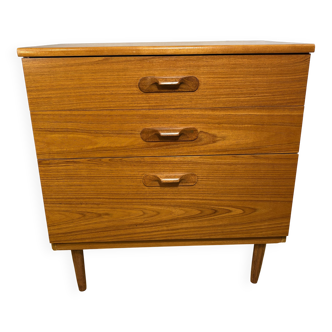 Mid-Century Retro Vintage Teak Chest of Drawers by Austinsuite 1960  Compac