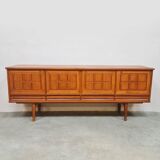 Midcentury Scandinavian sideboard vintage credenza 1960s