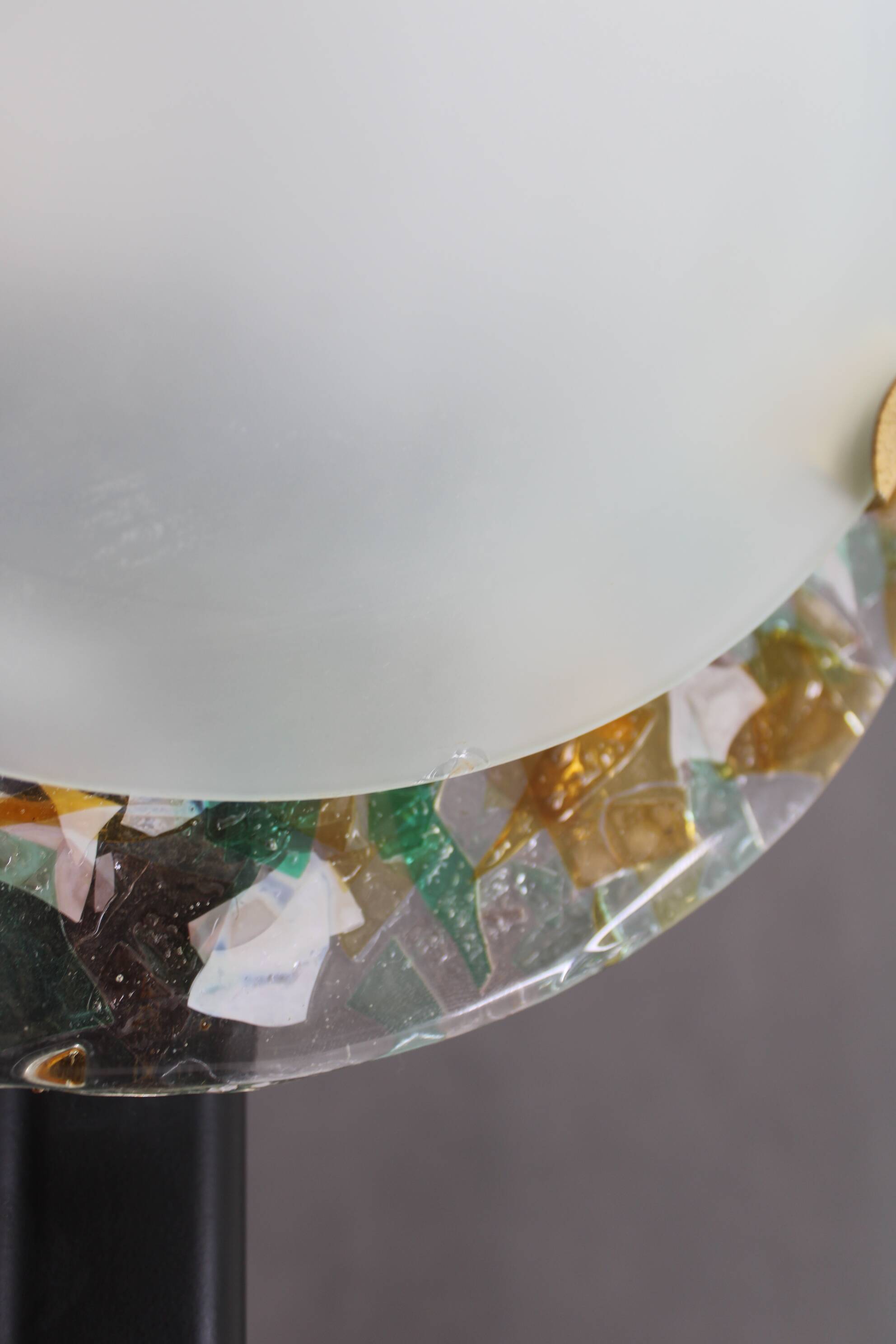 1980 Murano Glass Floor Lamp, Italy