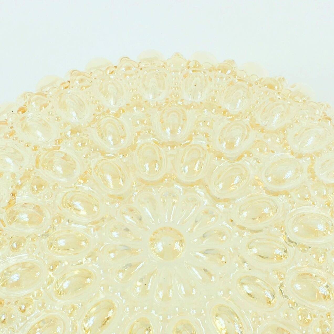 Large Amber Bubble Glass Ceiling Ceiling Light - H.Tynell, Limburg, 1960s