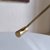 Brass and plexiglass desk lamp from the 80s
