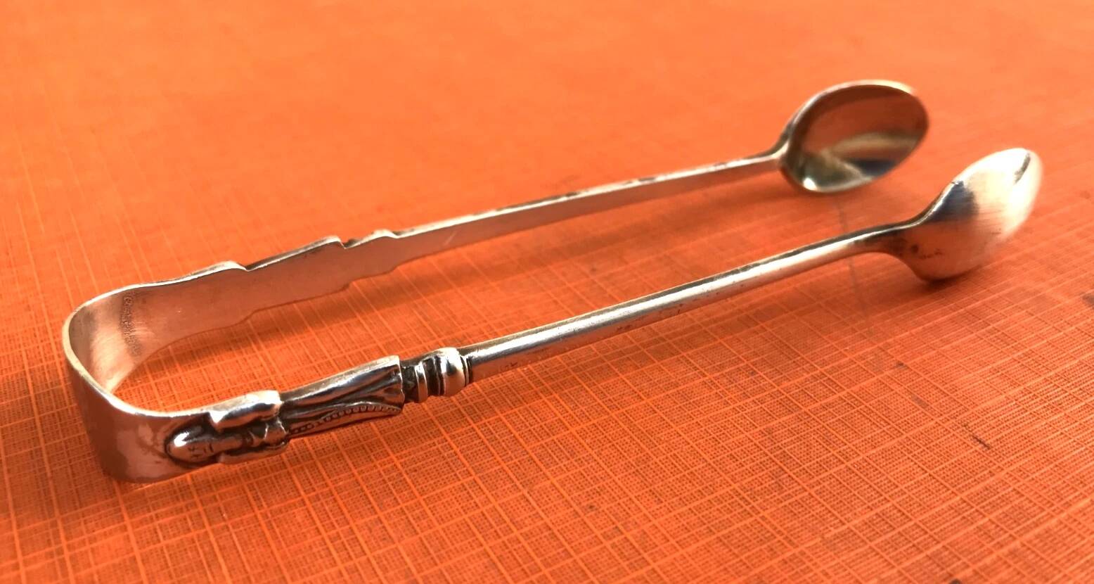 1900s Sugar tongs Religious decoration Apostle