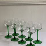 Alsatian wine glasses