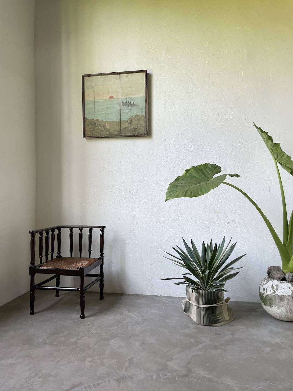 Painting on wood 1900