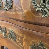 Louis XV style chest of drawers in marquetry
