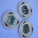 Plates obenai faience factory sarreguemines