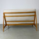2seater sofa in oak by Tove & Edward Kindt-Larson