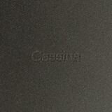 Canapé Maralunga de Vico Magistretti pour Cassina, années 1970, cuir noir d'origine