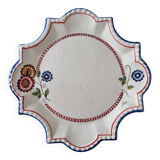Beautiful vintage ceramic plate made in Spain, manufactured and