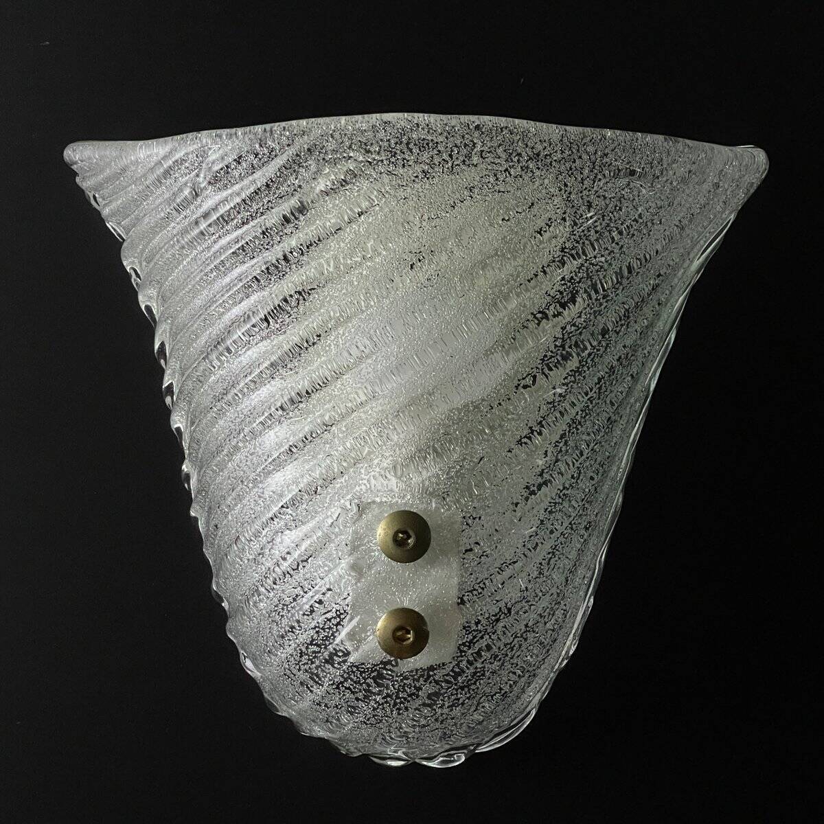 Original Murano wall lamps, Italy, 1970s