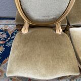 Set of 6 Louis XVI style chairs.