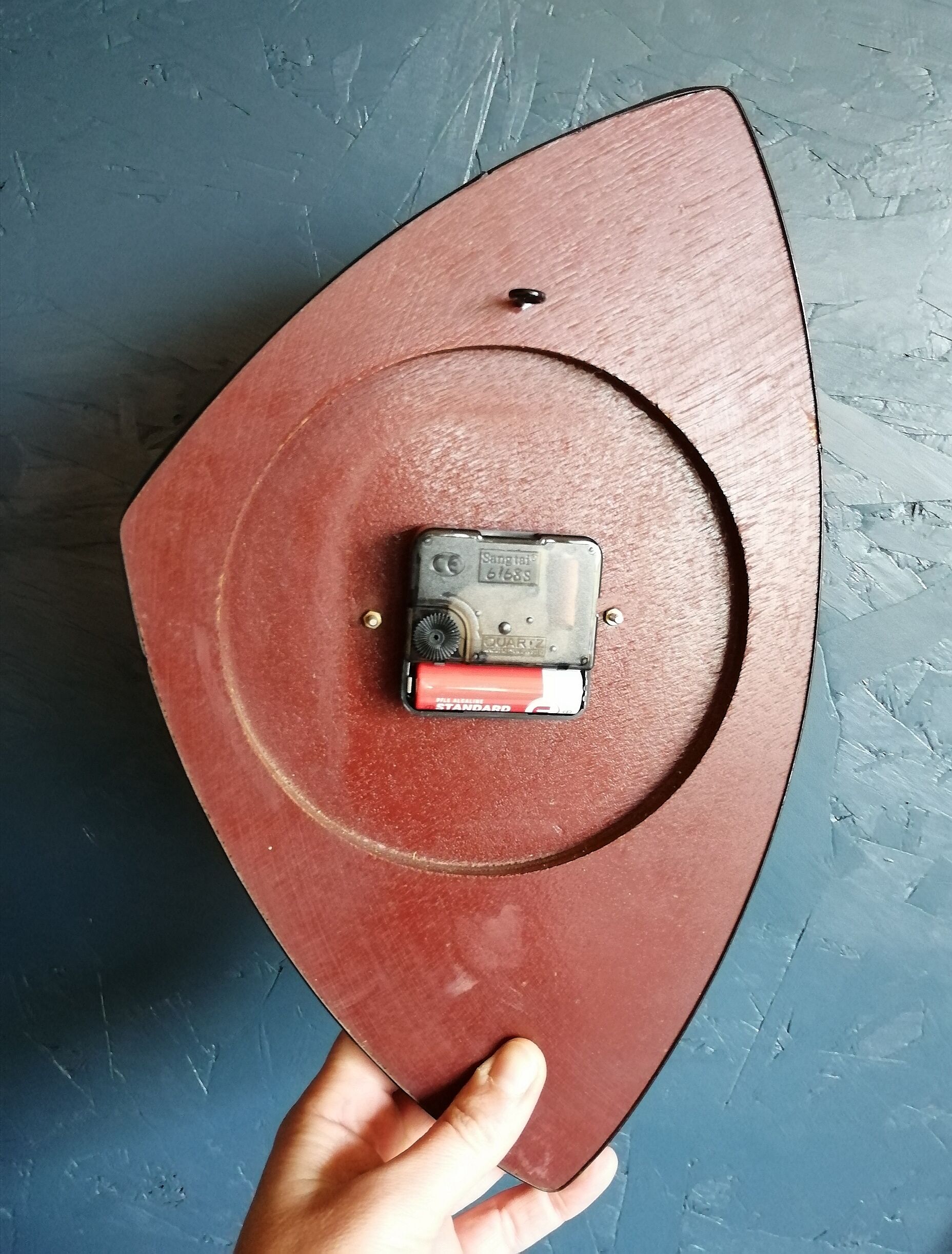 Vintage clock, "Blue Odo" wall clock