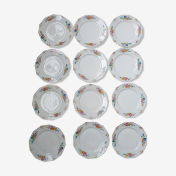 12 dessert plates