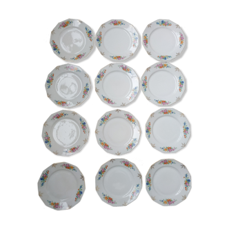 12 dessert plates