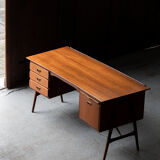 Writing desk by Louis Van Teeffelen for Wébé, Dutch design, 1950s