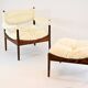 Fauteuil & Ottoman kristian Vedel