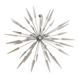Lustre Spoutnik en verre de Murano italien