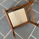 Set 6 chairs and 2 vintage Scandinavian teak and tweed chairs