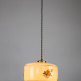 Suspension en verre vintage